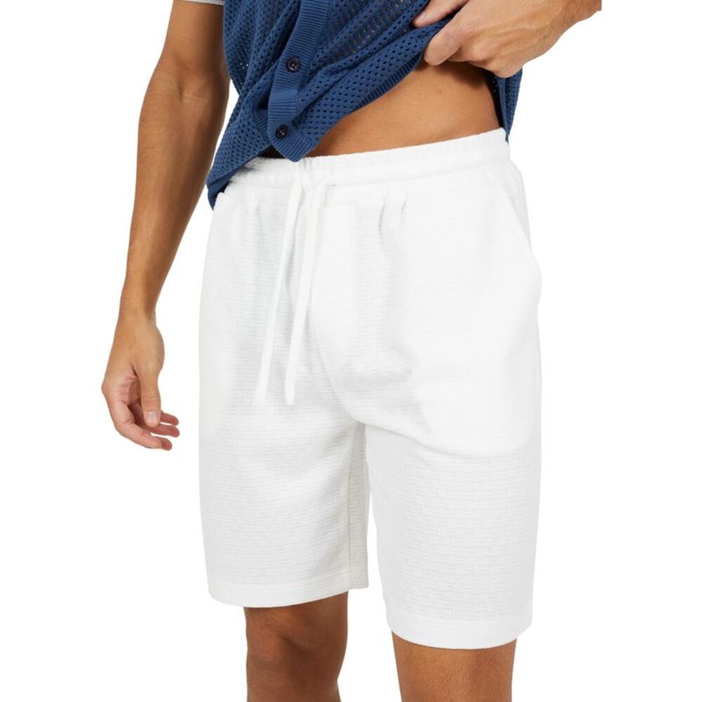 Brave Soul Mens Side Pocket Regular Shorts / Cream